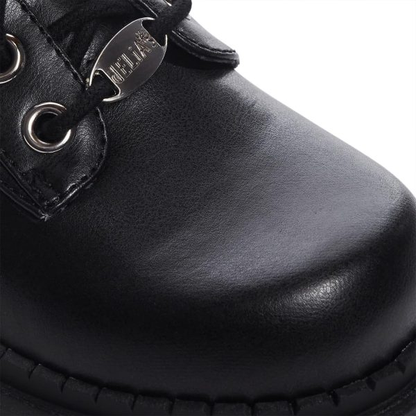 Dolls Kill Teen Craft Oxford Shoes by Delia's, Vegan Leather Lace-Up Chunky Platform Shoes - Image 4