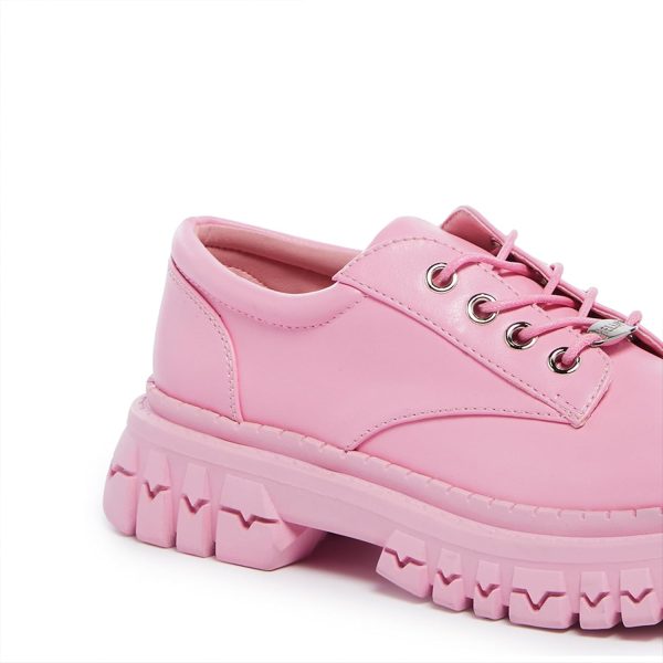 Dolls Kill Teen Craft Oxford Shoes by Delia's, Vegan Leather Lace-Up Chunky Platform Shoes - Image 10