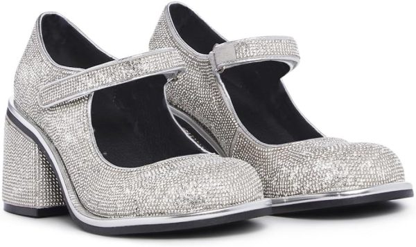 Dolls Kill Desire Me Rhinestone Mary Janes by Sugar Thrillz – Pumps with Sparkling Rhinestones, Block Heels, and Hook-and-Loop Closure, Perfect for Parties and Nights Out - Image 7