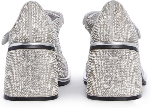 Dolls Kill Desire Me Rhinestone Mary Janes by Sugar Thrillz – Pumps with Sparkling Rhinestones, Block Heels, and Hook-and-Loop Closure, Perfect for Parties and Nights Out - Image 8