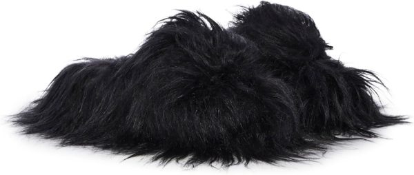 Dolls Kill Case Of The Grumpies Fuzzy Slides by Delia's - Faux Fur Slip-On With Rubber Soles, Perfect for Your Comfort - Image 15