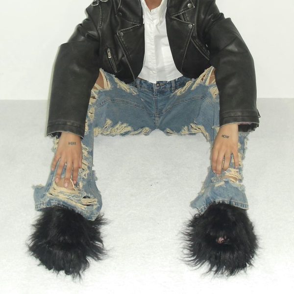 Dolls Kill Case Of The Grumpies Fuzzy Slides by Delia's - Faux Fur Slip-On With Rubber Soles, Perfect for Your Comfort - Image 19