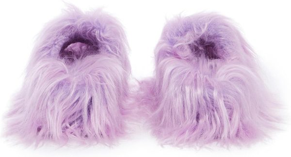 Dolls Kill Case Of The Grumpies Fuzzy Slides by Delia's - Faux Fur Slip-On With Rubber Soles, Perfect for Your Comfort - Image 26