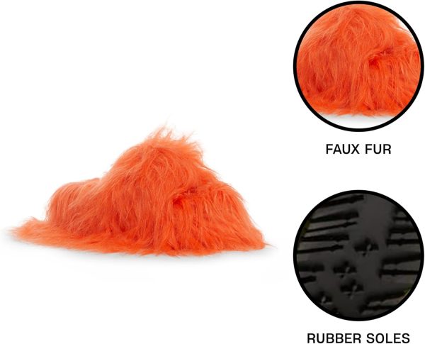 Dolls Kill Case Of The Grumpies Fuzzy Slides by Delia's - Faux Fur Slip-On With Rubber Soles, Perfect for Your Comfort - Image 34